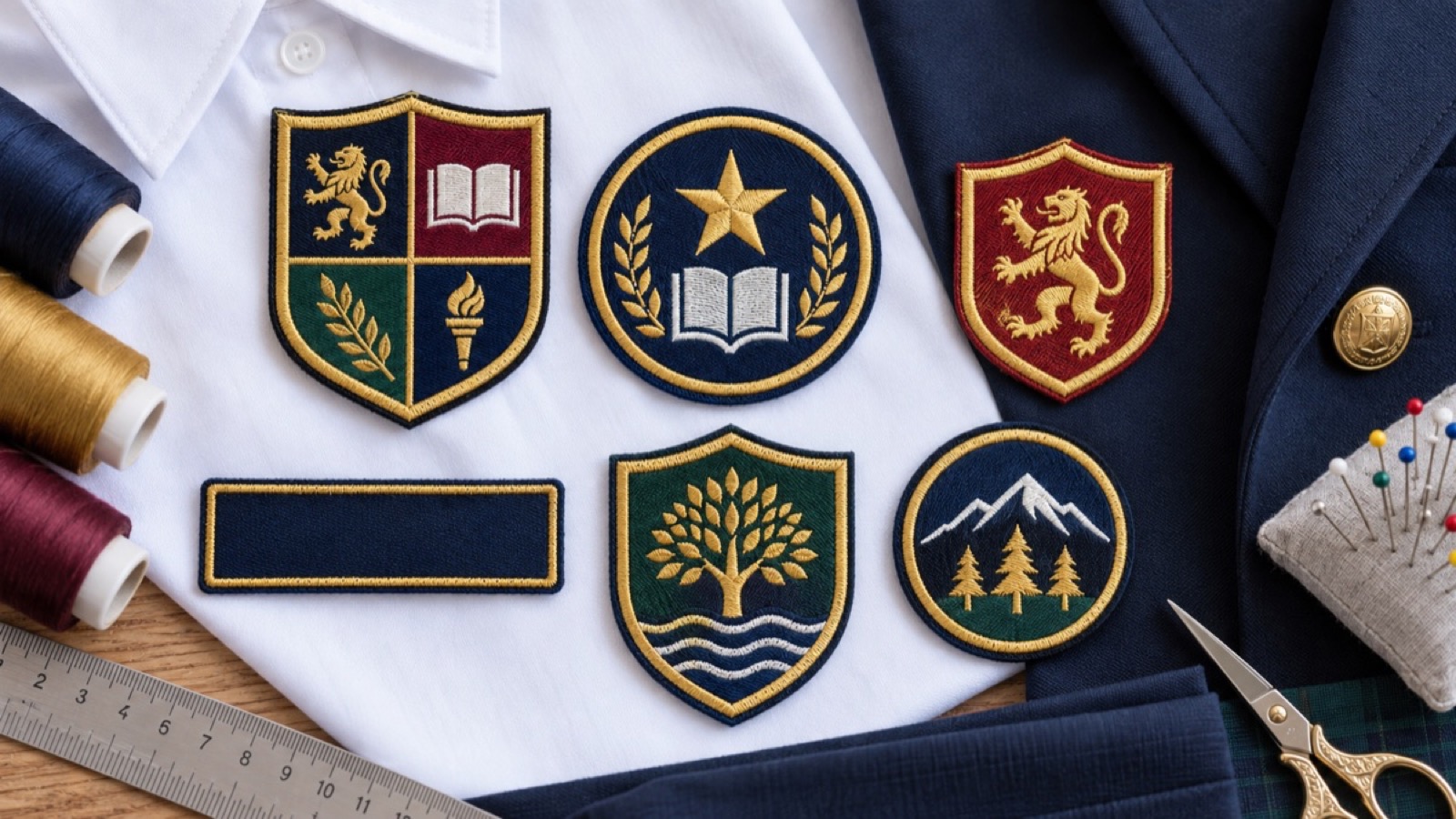School Uniform Badges in India: Custom Embroidered Badge Guide