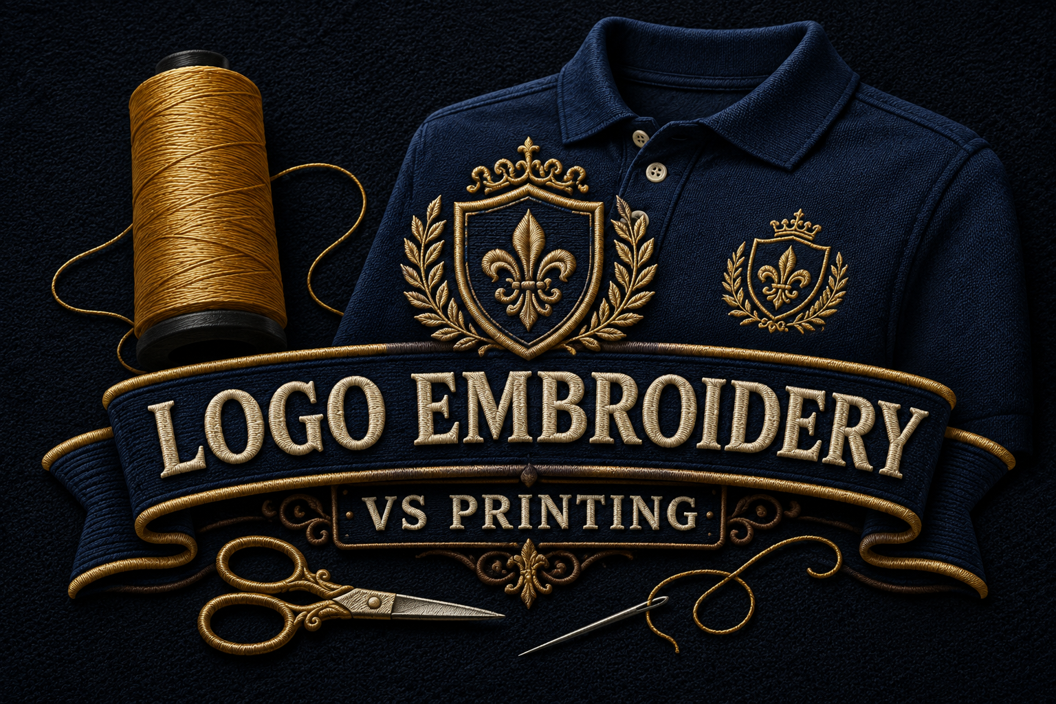Logo Embroidery vs. Printing: Which Is Right for Your Brand?