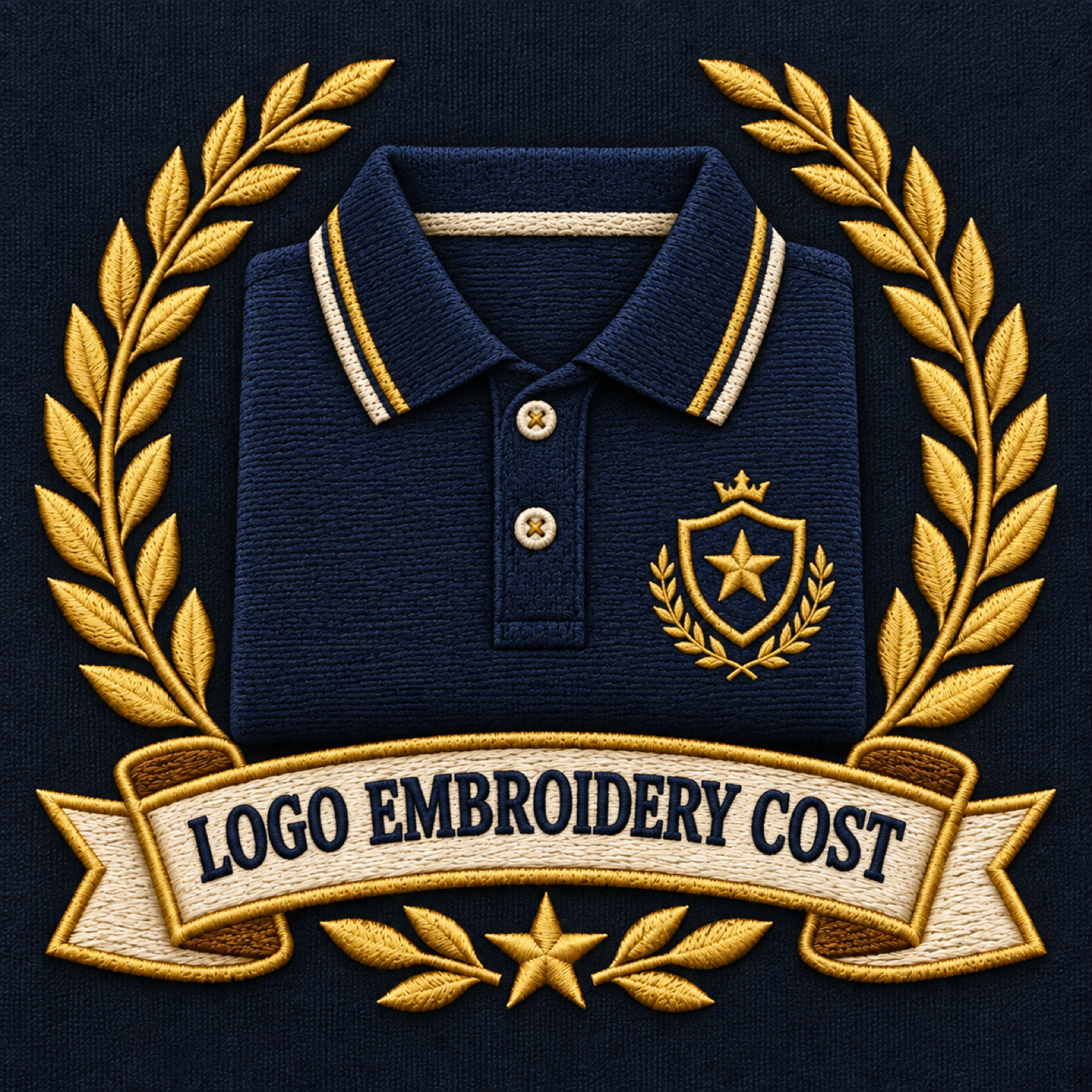 Logo Embroidery Cost per Shirt and Polo in India