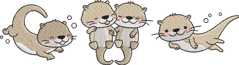 Cute Otters