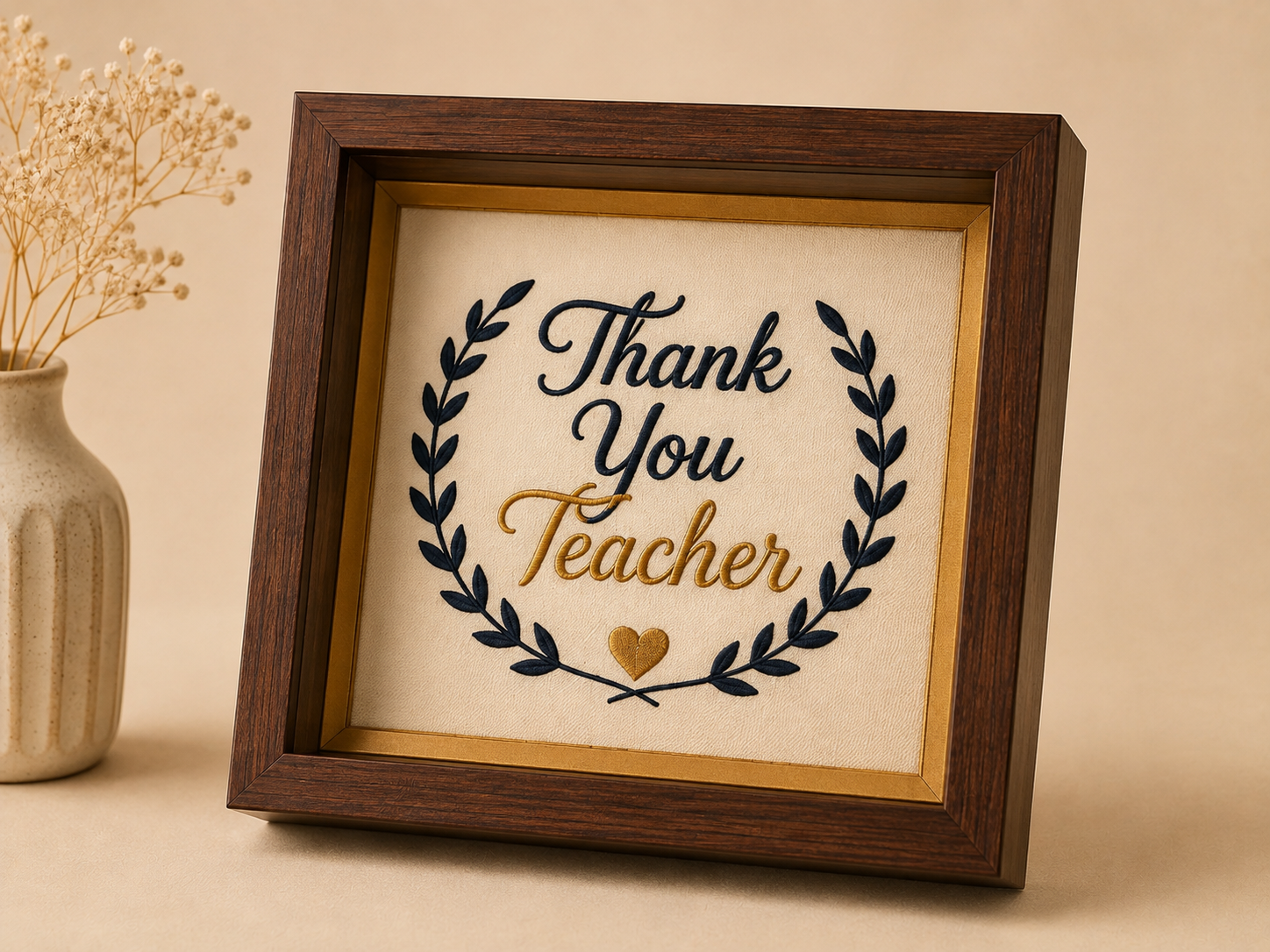 Thank You Teacher frames become a keepsake that stays on display
