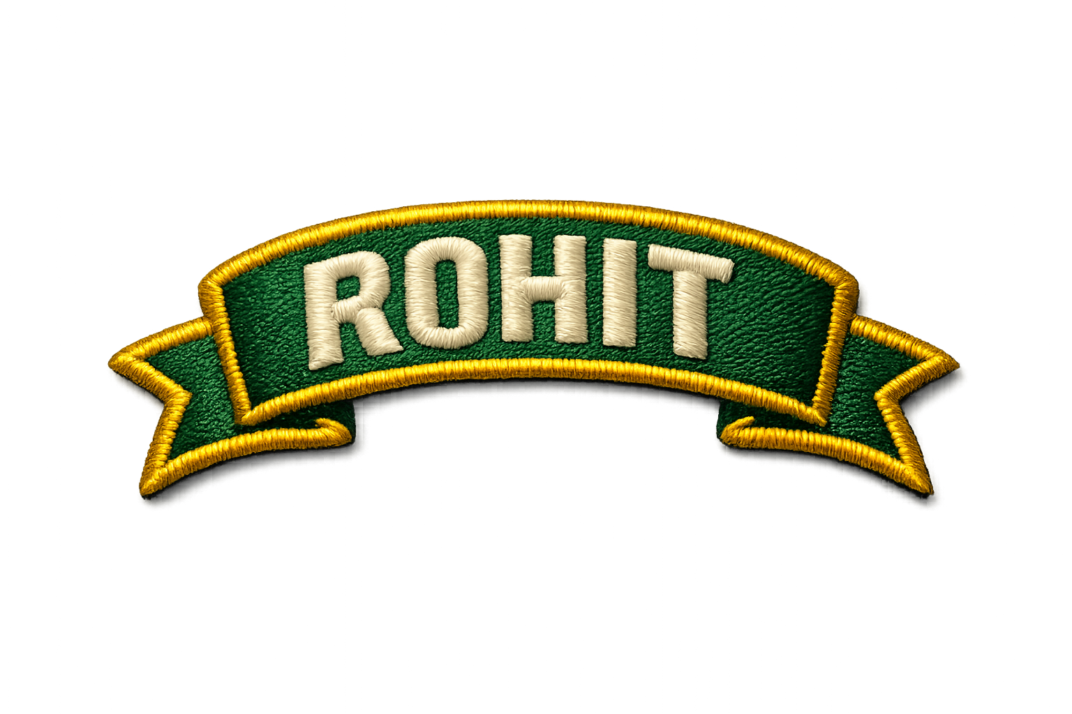Custom Name Embroidered Patch