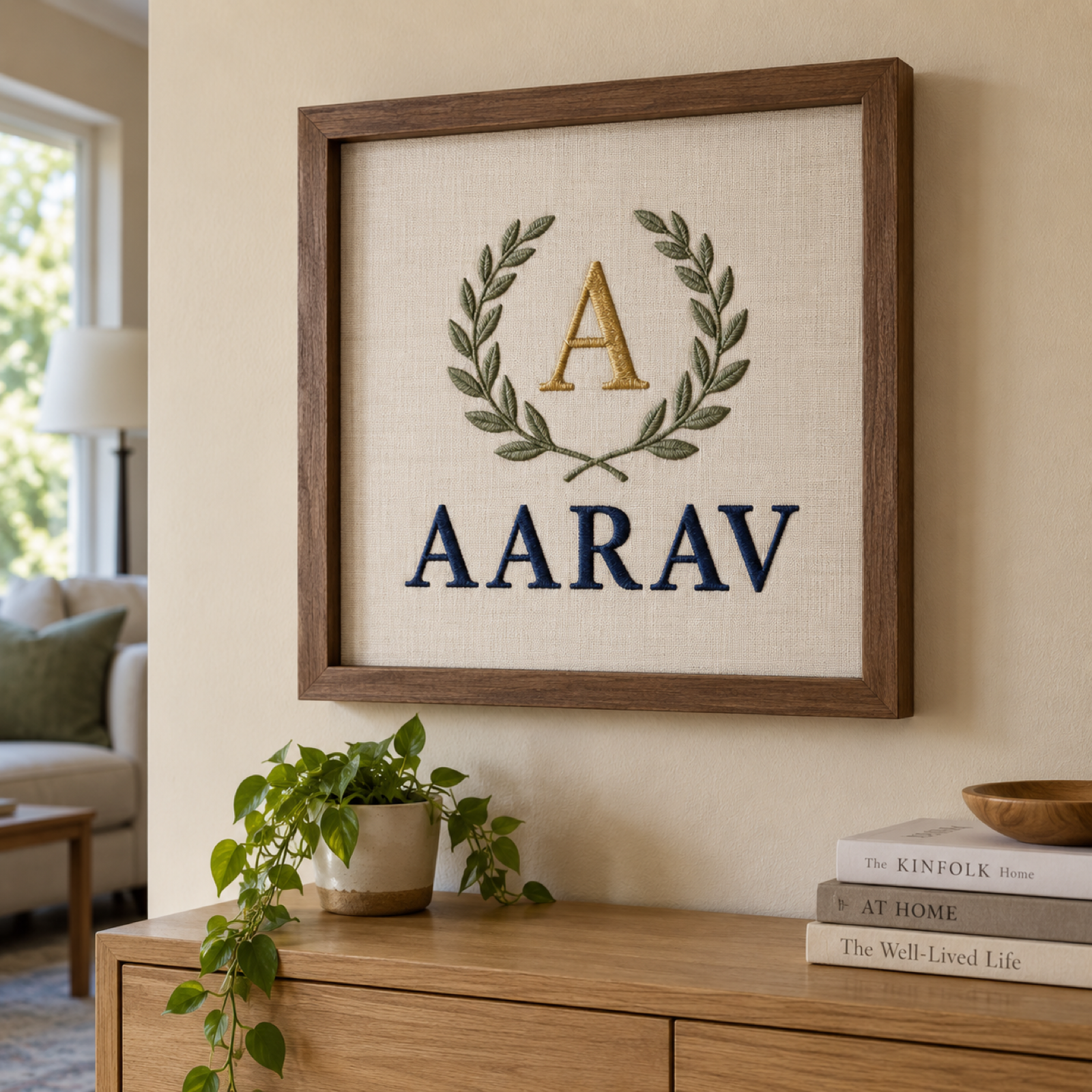 Embroidered Wall Art & Home Décor