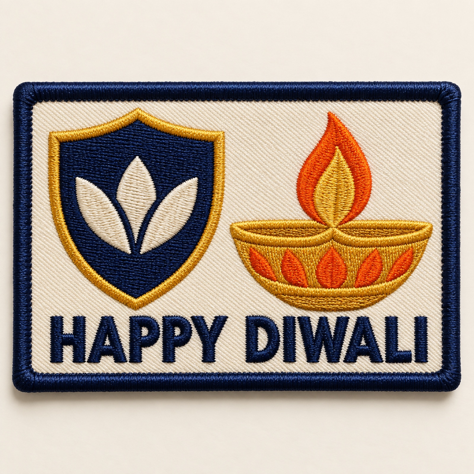 Corporate Diwali Hamper Patch – Logo + Diya