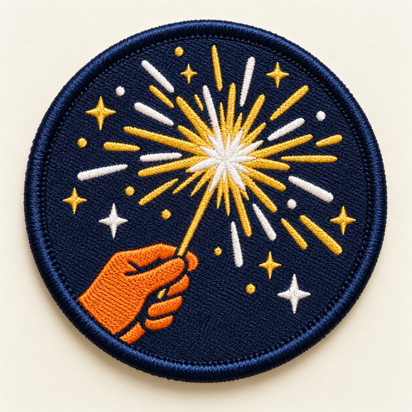 Sparkler (Phuljhadi) Embroidered Patch