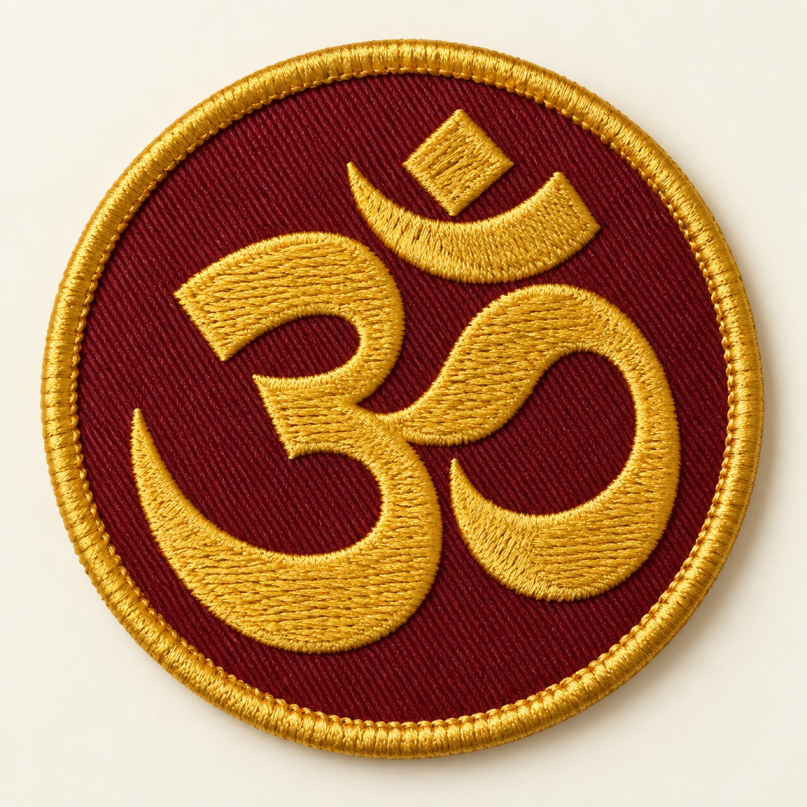 Om Embroidered Patch