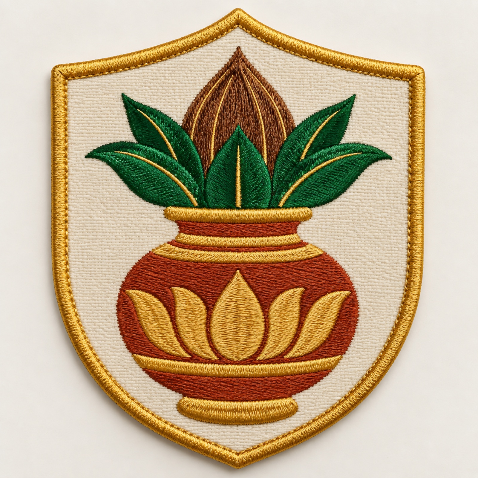 Kalash Embroidered Patch