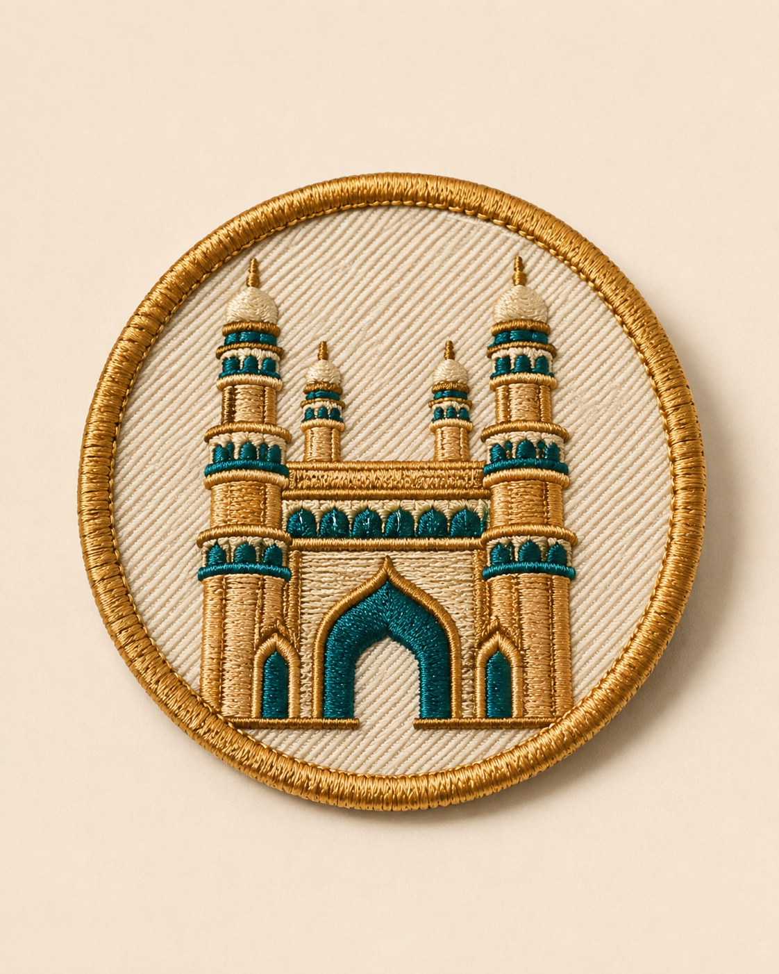 Embroidered Charminar patch