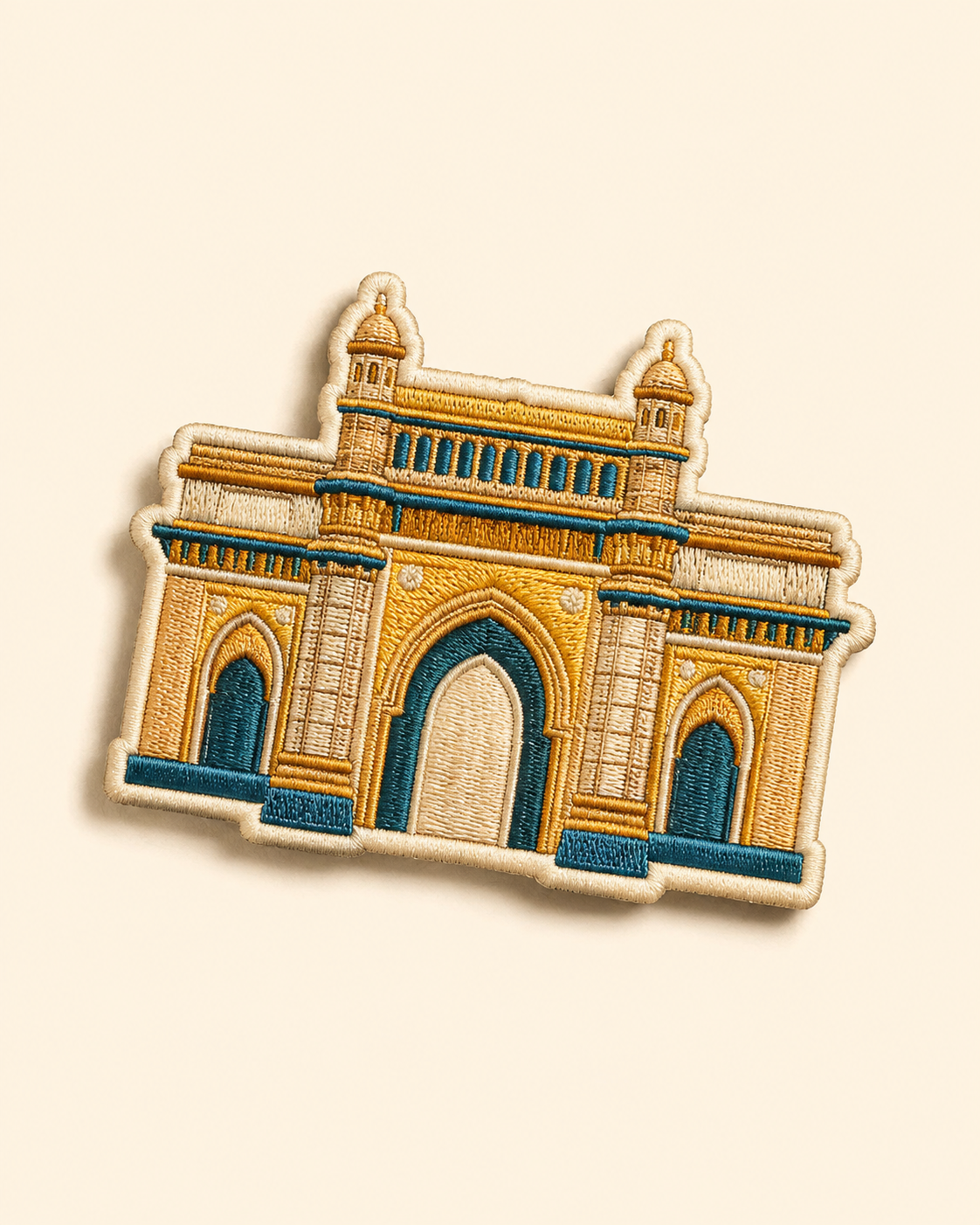 Embroidered Gateway of India patch