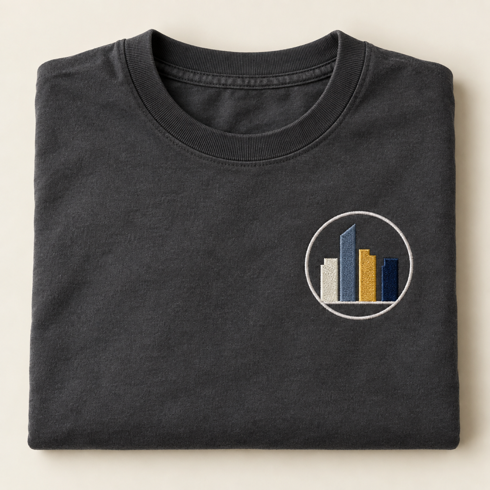 GGN skyline embroidered oversized T-shirt, Gurugram
